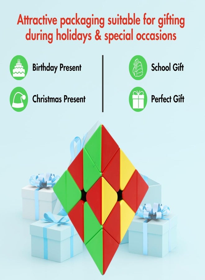 aCADZO Pyraminx Cube Puzzle Toy Stickerless Soft Durable Educational Learning Puzzle Toy for Kids and Adults - Image 5